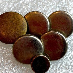 🌻🌼🌷Variety of sizes of flat metal buttons